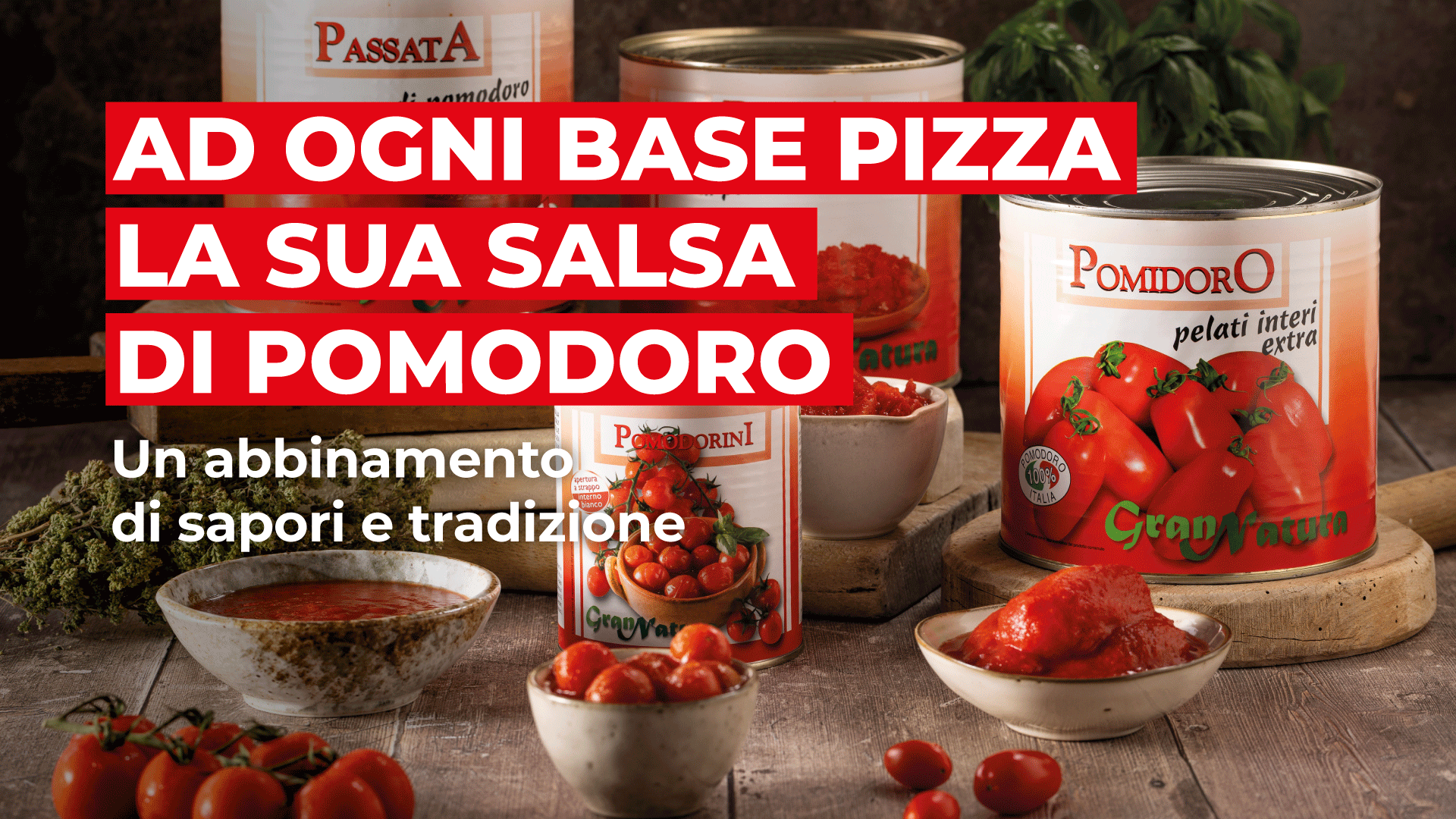 MARR: A OGNI BASE PIZZA LA SUA SALSA DI POMODORO